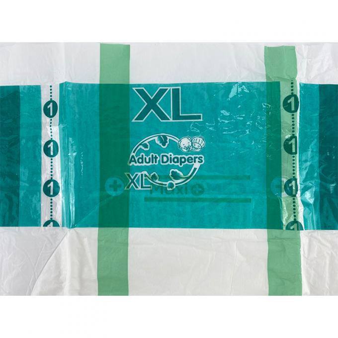 PE Film Arka Sayfası ve Basılı Özellikler ile Süper Rahat Tek kullanımlık Yetişkin bezleri Özellikler PE Teyp 2