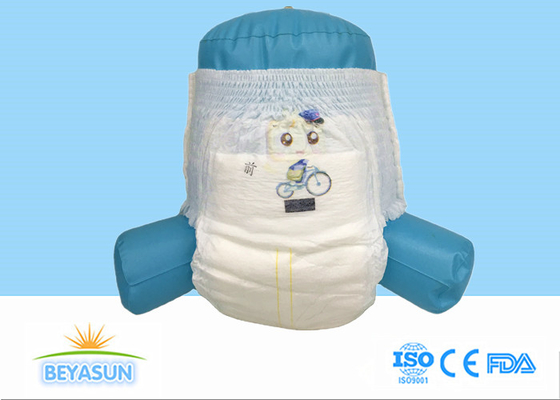 Karikatür Yüzler Bebek Bezi Nappy Bebek Pantolon 3 Kat Yukarı Çekin