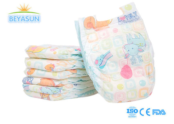 Unisex özelleştirme Tek kullanımlık NB Boyut Bebek bezleri Ücretsiz Örnek Velcro bantlı yüksek emici bezler