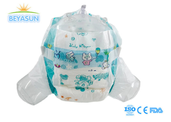 3 boyutlu sızıntı önleme 16-18 lbs yüksek emicilik ve yumuşaklık için tek kullanımlık bebek bezleri
