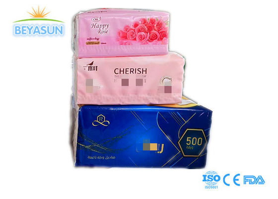 Özel Logo Toptan Satış Yüz Doku Kağıdı Eko Dostu 3 Ply 4 Ply Temizlik Yüz Dokuları 400 Sayfa