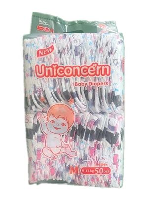 Uniconcern Sınıf A Kuru Yumuşak Tek kullanımlık yenidoğan bezleri Bebek Bebek