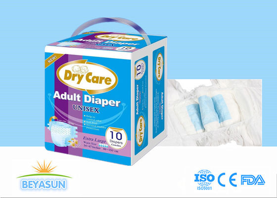 PE Arka Tabaka ile 480ml 640ml 800ml Absorpsiyon Tek Kullanımlık Yetişkin Bezi