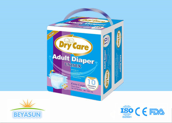 3D Sızıntı Önleme Baskılı PE Backsheet Yetişkin Bezi Büyük Boy