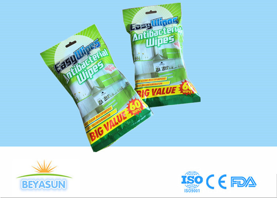 Mikrofiber Nonwoven Mutfak Islak Mendil Tek Kullanımlık Paslanmaz Çelik Soba Temizleme